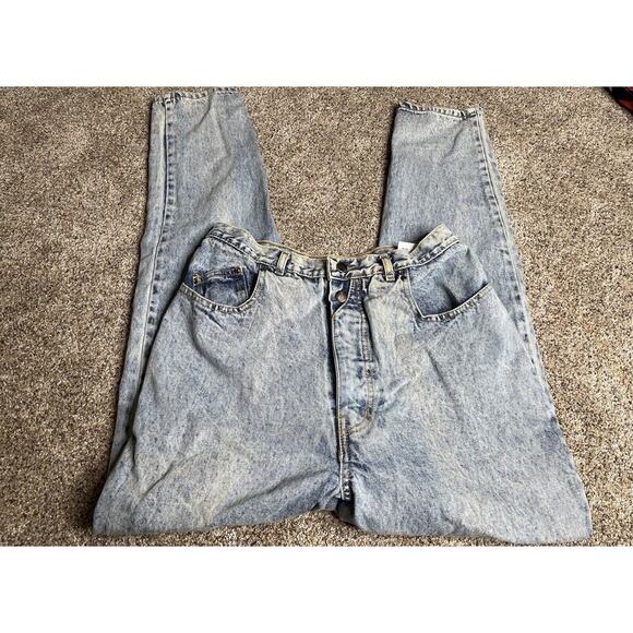 Vintage PS Gitano Jeans Womens Plus Size 16 High Rise Jeans Vintage Light Wash - Picture 1 of 9